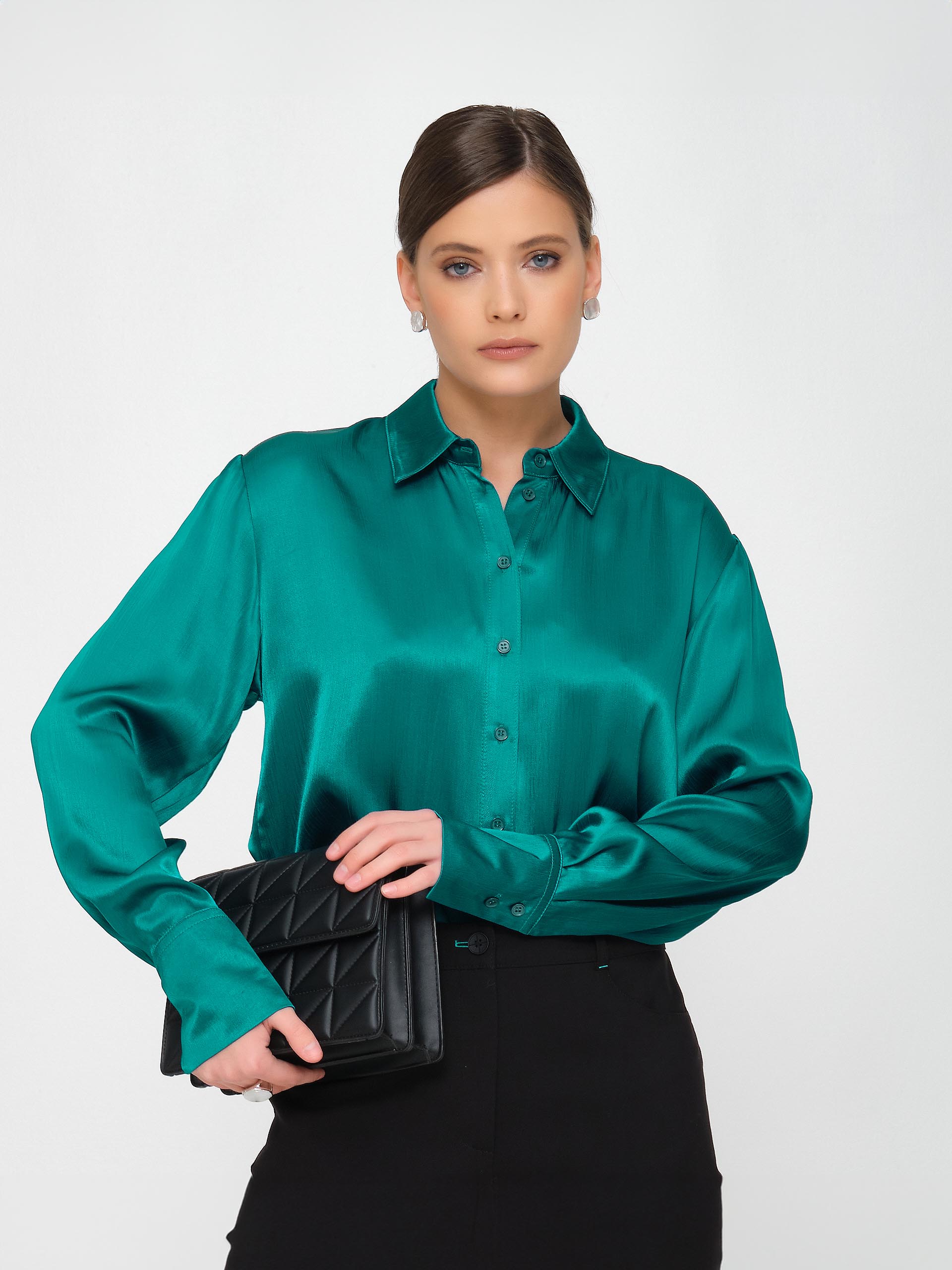 Блуза с длинным рукавом